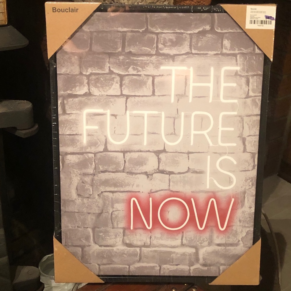 Abstract Painting Future is Now  NWT